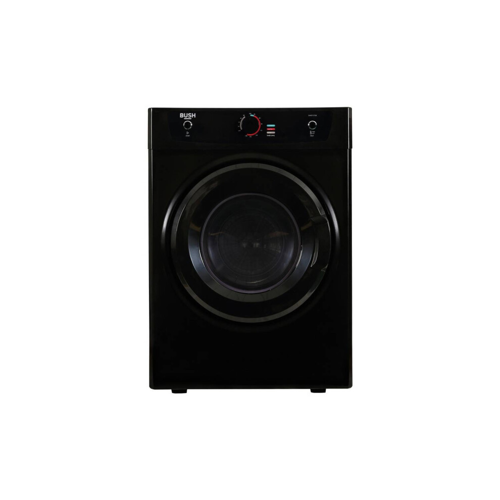 Bush DHB7VTDB 7KG Vented Tumble Dryer - Black