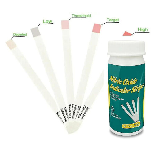 Nitric Oxide Indicator Strips Test Salivary Nitrite Levels 25strips