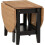 Seconique (Black/Distressed Waxed Pine) Santos Drop Leaf Coffee Tables Waxed Pine 5