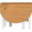 Seconique (White/Distressed Waxed Pine) Santos Drop Leaf Coffee Tables Waxed Pine 4