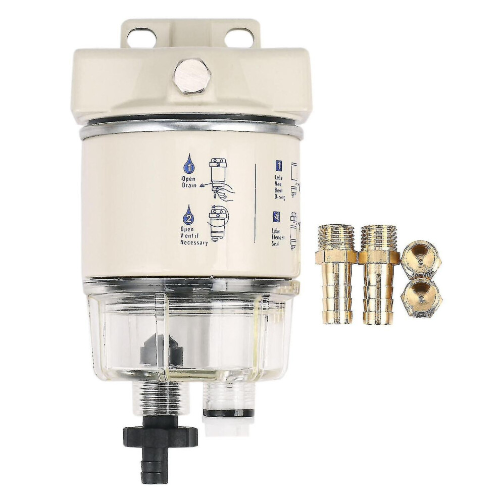 R12t Marine Fuel Filter Water Separator Diesel-Engine Compatible With Racor 140R 120At S3240 Npt Zg1 8795863366296
