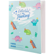 A4Art Portfolio Binder with Plastic Sleeve, Kids Drawings Painting Portfolio