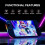 Controllers for Nintendo Switch, Replacement for Switch Controller with RGB LED, Adjustable Turbo & Vibration, Pikachu 3