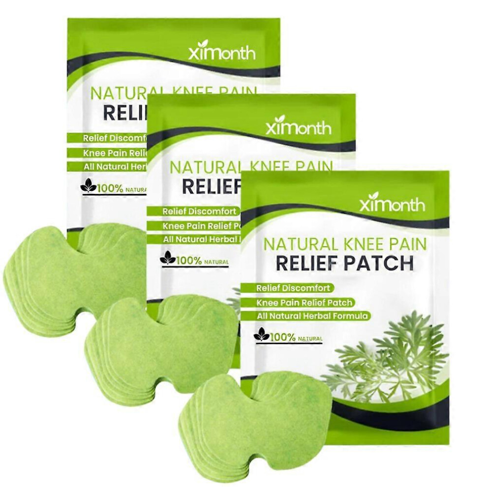 (36pcs) 12-36PCS Knee Pain Relief Patches, Knee Heat Patches,knee Cervical Plaster Warming Herbal Plaster Wormwood Heat Patches Relief Of Back, Neck,
