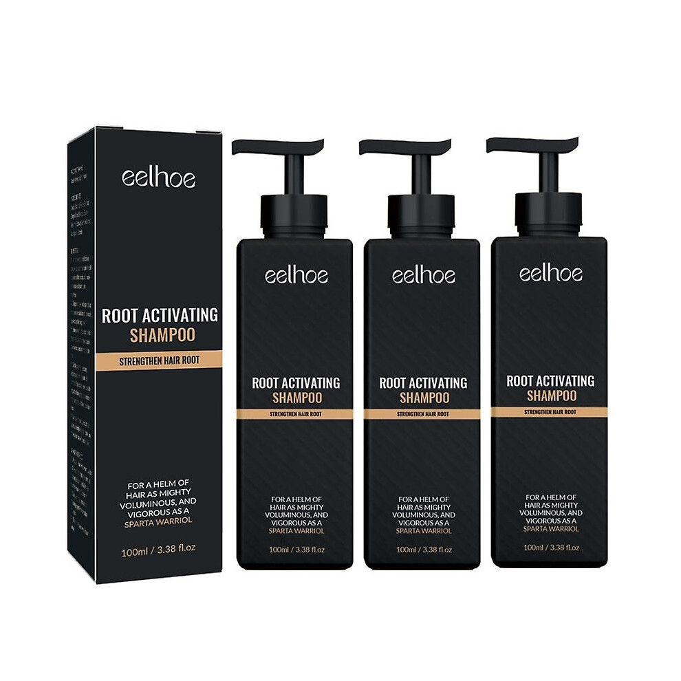3pcs Spartan Root Activator Shampoo, Spartan Hair Loss Shampoo,shampoo Root Activator