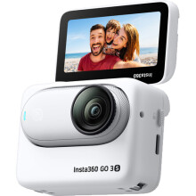Insta360 GO 3S — Caméra d'action compacte 128 Go, Blanc, 4K et stabilisation FlowState