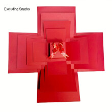 (?Red?) DIY Explosion Surprise Gift Box Kit, Pop-Up Gift Snack Box, Scrapbooking Photo Album