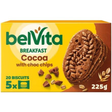 (Pack Of 6) Belvita Breakfast Biscuits Cocoa Choc Pack x5 225g