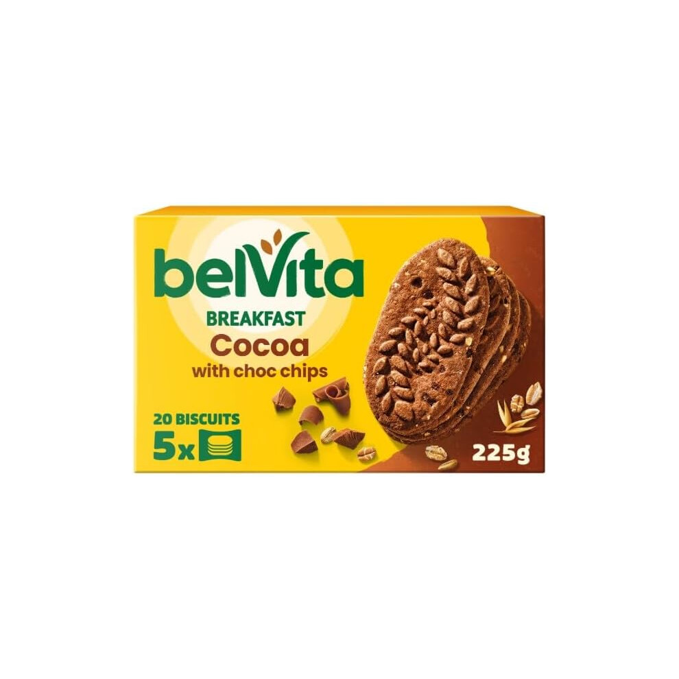 Kidzbuzz (Pack Of 6) Belvita Breakfast Biscuits Cocoa Choc Pack X5 225G