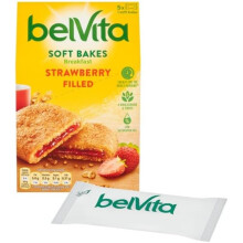 (Pack Of 2) Belvita Breakfast Soft Bakes Strawberry x5 250g