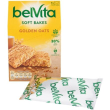 (Pack Of 4) Belvita Breakfast Soft Bakes Golden Oats x5 250g