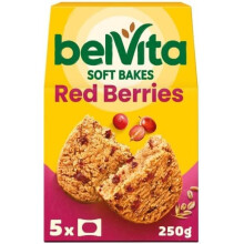 (Pack Of 4) Belvita Soft Bakes Red Berries 250g