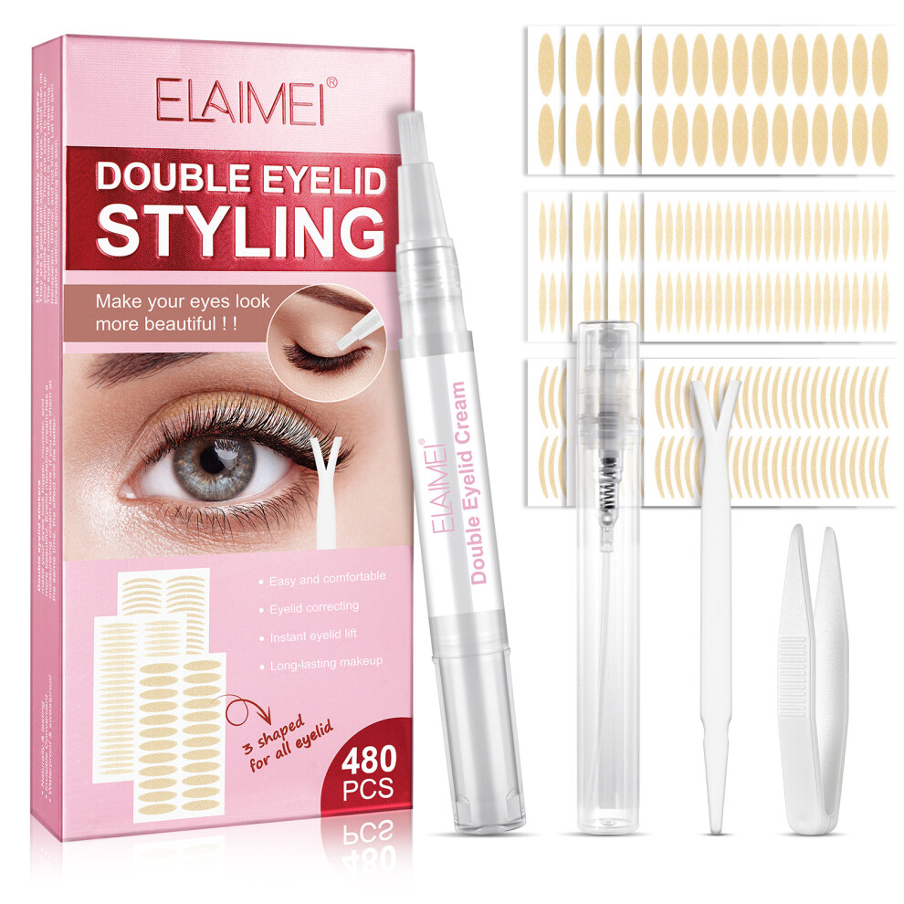 Closkye (Double Eyelid Patch) Double Eyelid Sticker Styling Cream Set Invisible Long-Lasting Waterproof Eyelid Correction