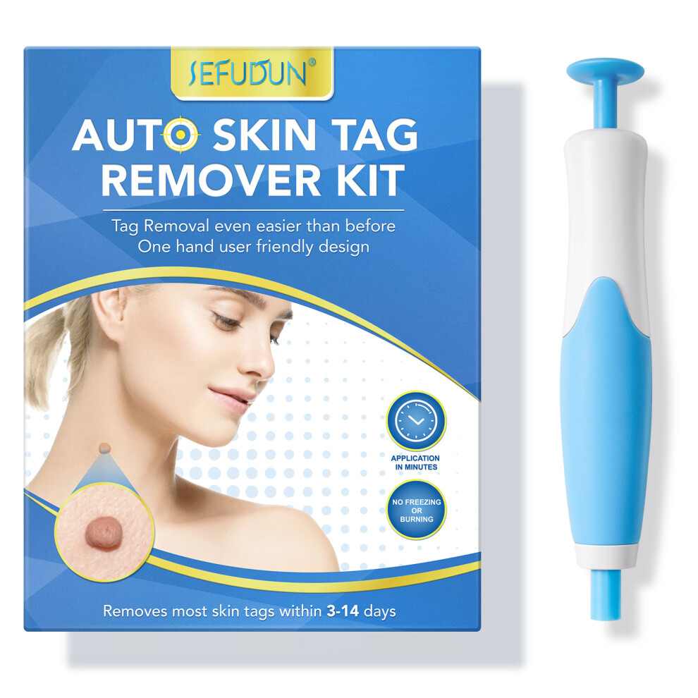 Photos - Facial Cleansing Brush  Double-ended Wart Removal Pen Set, Skin Tag Removal Pen, Mole Removal, Corns Removal(SF blue double head wart removal set)