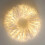 Living And Home 50CM Modern White Fluffy Feather Pendant Light 7