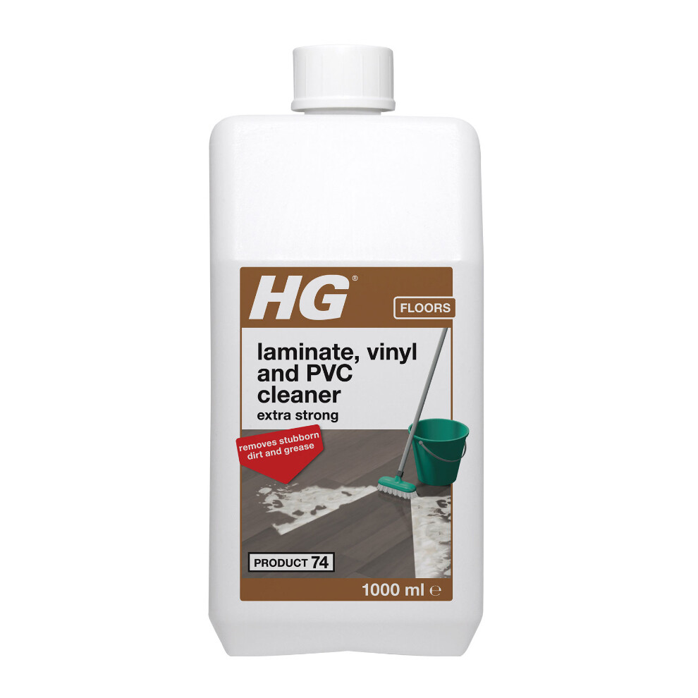 HG Laminate Vinyl and PVC Cleaner Extra Strong Product 74 1 Litre