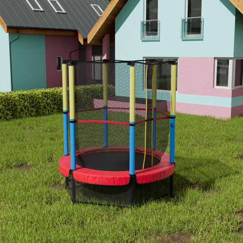 Living And Home Outdoor Trampoline with High Enclosure Net 1