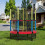 Living And Home Outdoor Trampoline with High Enclosure Net 1