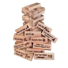 Super Naughty Block Tower Game - Couple Activities & Date Night Ideas