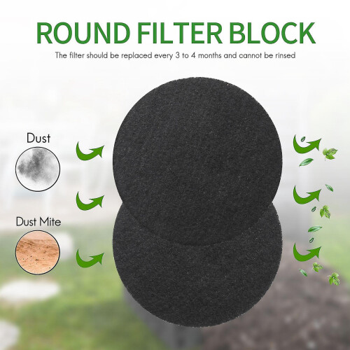 Venalisa 6 Pack Thickened Compost Bin Filters Activated Carbon Filters For Kitchen Compost Bin Filters Repla 2