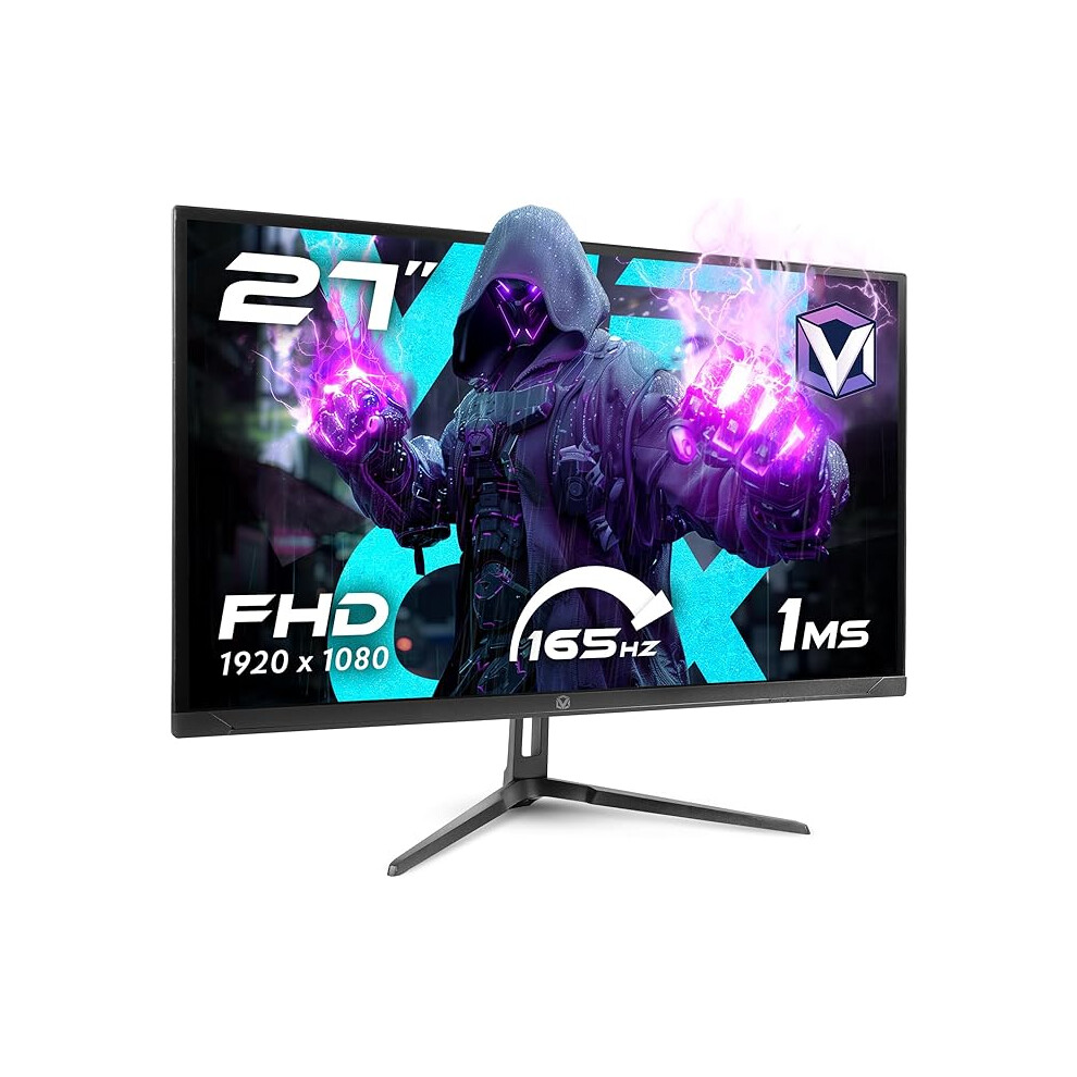 Gaming Monitor - 27 Inch, V27FHD165, FHD 1080p Resolution, 165Hz, 1ms, Adaptive Sync, VA Panel, HDMI & DisplayPort