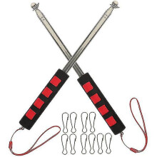 (160X2.3cm) 1 Set Of Extendable Pointers Teaching Tool Sticks Extendable Flagpoles For Tour Guides