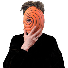 (big) Creative Japan Kakaxi Cartoons Mask Tobi Obito Kakaxi Akatsuki Ninja Madara Uchiha Masquerade Cosplay Full Face Resin Party Mask