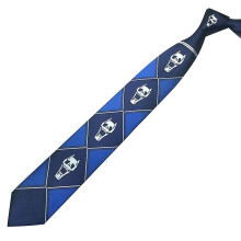 (Blue-Zipper Tie) Anime Jojo's Bizarre Adventure Kira Yoshikage Cosplay Ties Pendant Kujo Jotaro Neck Tie Props Fashion Necktie