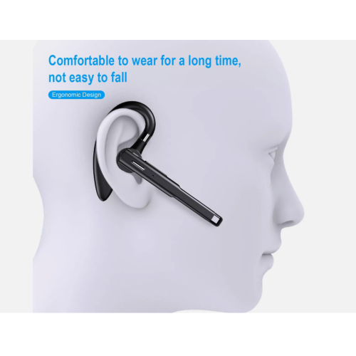 Wireless Bluetooth 5.0 Earpiece Headset Mic Earbud Noise Cancelling 1