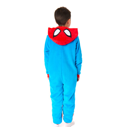 Marvel (3-4 Years) Marvel Spiderman Onesie (Unisex Kids Blue) 1