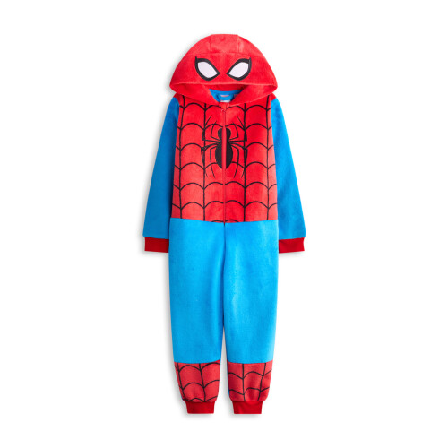 Marvel (3-4 Years) Marvel Spiderman Onesie (Unisex Kids Blue) 2