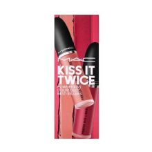 MAC Powder Kiss Liquid Lipstick Duo Red & Nude Set - 2 x 5ML