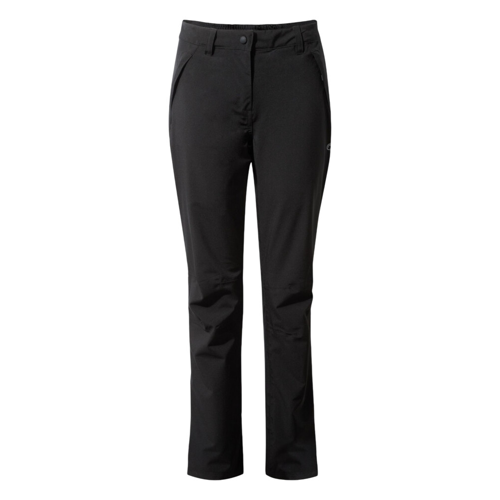 (14 UK S, Black) Craghoppers Womens/Ladies Airedale II Waterproof Trousers