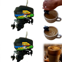 (2PCS) Boat Motor Coffee Stirrer,Boat Engine Coffee Stirrer,Boat Propeller Coffee Stirrer,Wind up Boat Motor Coffee Stirrer,Mini Boat Motor Coffee Stirrer,Bo