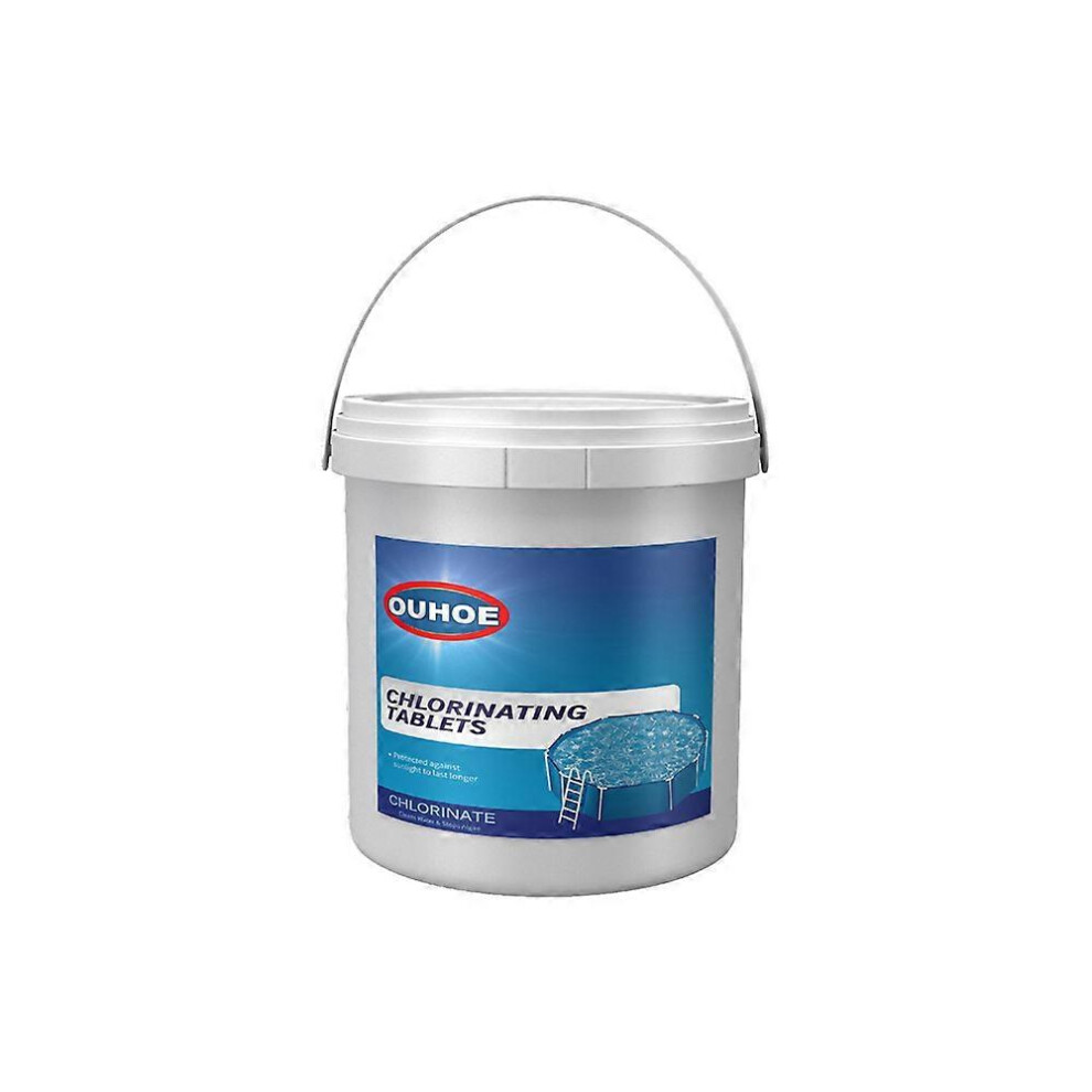 (300pcs) 220g/300pcs Chlorine Tablets Cleaning Tablet Chemical Floating Swimming Pool Hot Tub