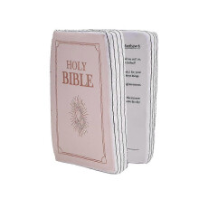 Faith Bible Pillow,Bible Pillow Book Plush That Opens, Pillow, Pillow,Book Shape Bible Verse Pillow