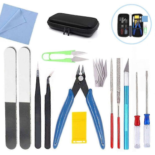 15 PCS Model Tools Kit Modeler Basic Tools Hobby Building Tools Kit suitable for Buildings Cars Airplanes Model Assemble 1