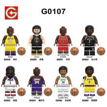 KT1021 G0107 basketball star Kobe Curry, Jordan, Dandy James building block minifigure XP145-153