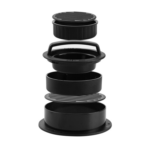 3-in-1 Burger Press Mold - DIY Tool for Stuffed Patties