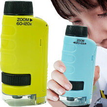 (1pcs, Green) Minilabsters Miniscope Kids, 2024 New Mini Labsters Portable Microscope, Pocket Microscope For Kids, Portable Microscope, Handheld Microscope