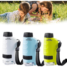 (3pcs, 3colors) Minilabsters Miniscope Kids, 2024 New Mini Labsters Portable Microscope, Pocket Microscope For Kids, Portable Microscope, Handheld Microscope