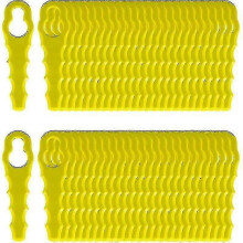 Pack de 100 lames compatibles avec le coupe-bordure Ryobi, lames dentelées à double tête Rac155 Rac157 Rac158