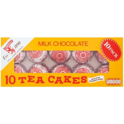 (Pack Of 4) Milk Chocolate Teacakes Biscuits x10