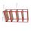 Storage shelf red 8