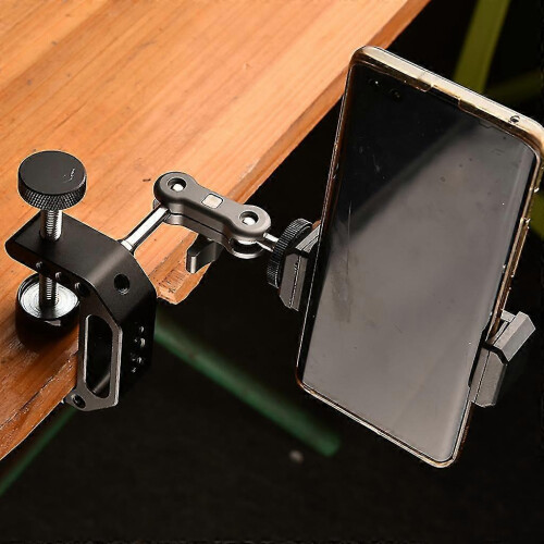 Adjust C-Clamp with 1/4" 3/8" Thread Hole Heavy Duty C-Shaped Desktop Clip 1