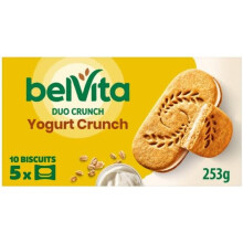 ( Pack Of 6) Belvita Breakfast Biscuits Yogurt Crunch x5 253g