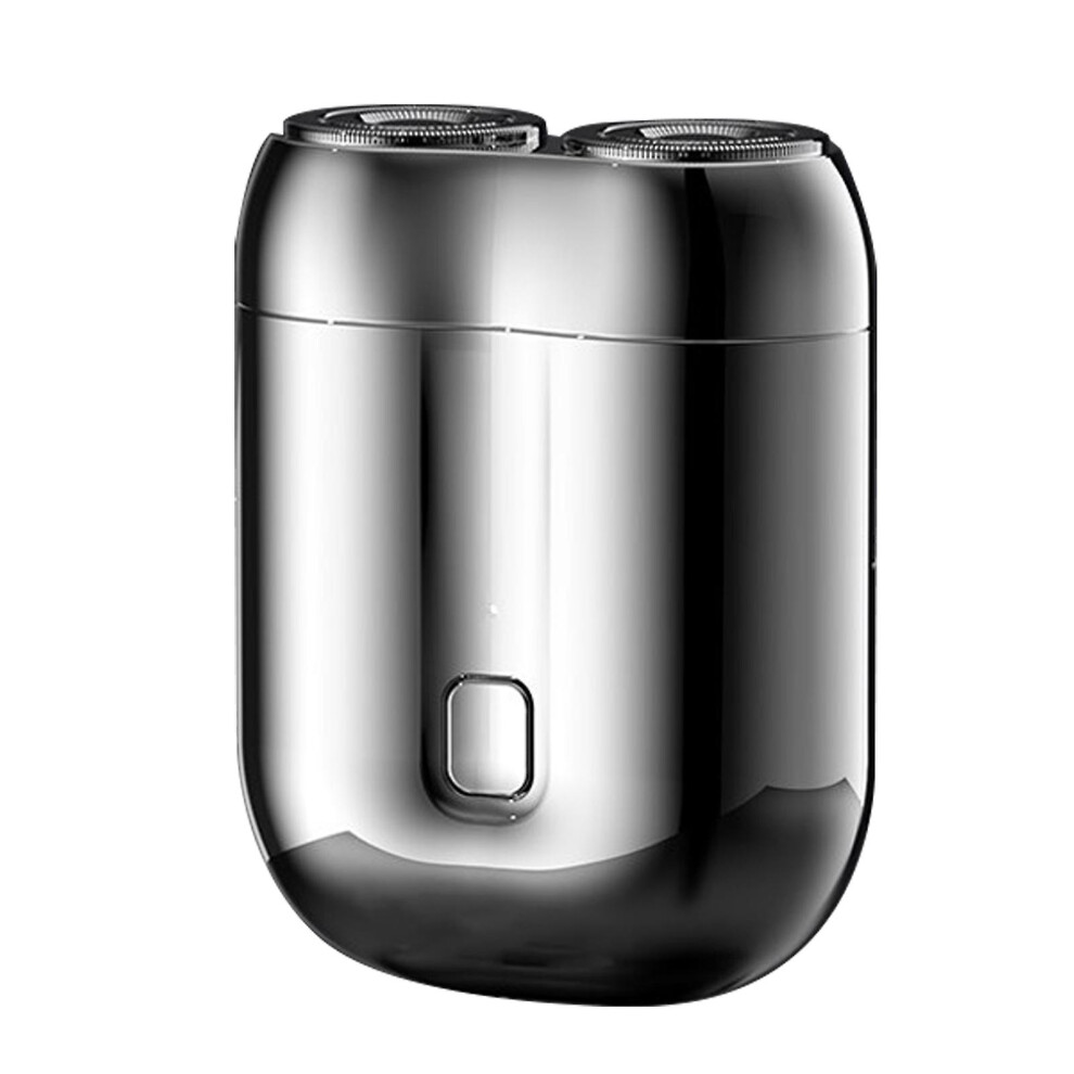 Silver (Silver) 2023 New Hot Mini-Shave Portable Electric Razor For Men Usb Rechargeable Shaver Home Travel Best Offer
