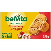 ( Pack Of 6) Belvita Breakfst Biscuit Strawberry&Yogurt x5 253g