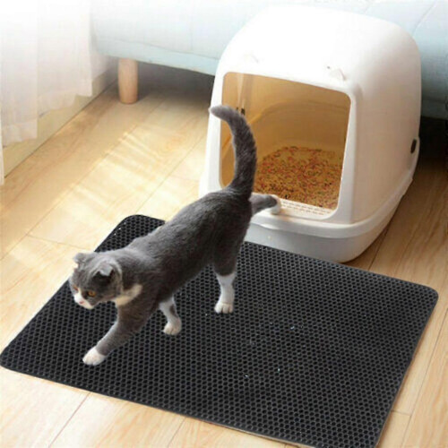 Litter Box Mat,cat Mat,honeycomb(45*60cm,black) 2