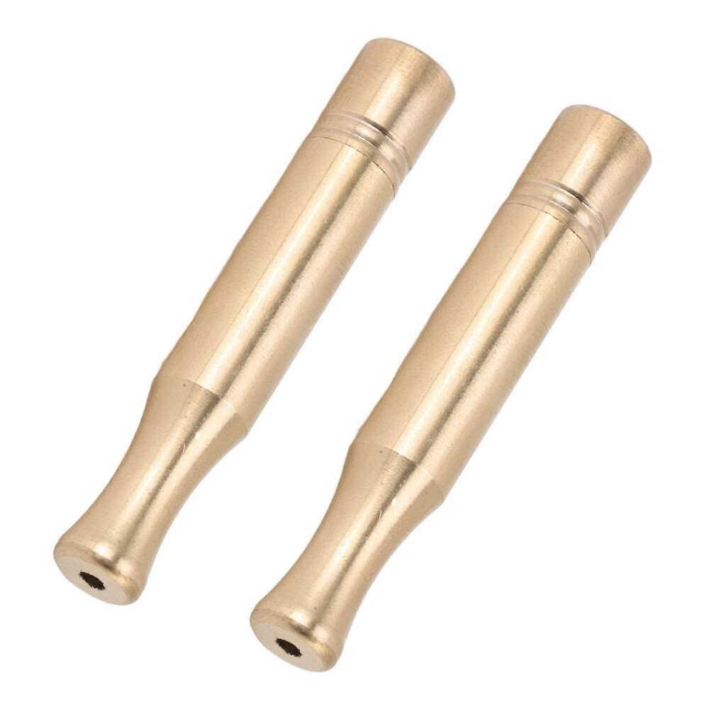 2 Sets Copper Cigarette Holder with Detachable Cigarette Filters 2.36in Smoking Tube for Men